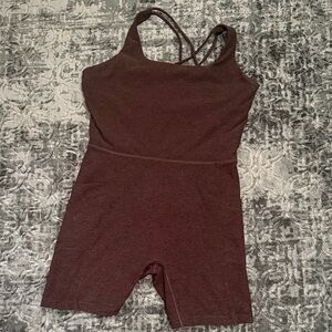 Calia Crosscross back Brown Romper